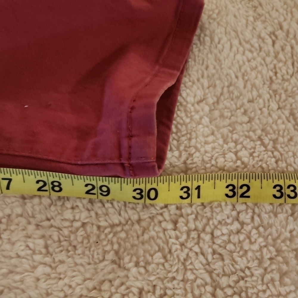 Calvin Klien Red Jean Ultimate Skinny Size 28 - Picture 7 of 7